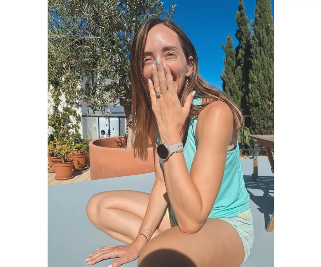 Clients Reaction to bespoke wedding Ring