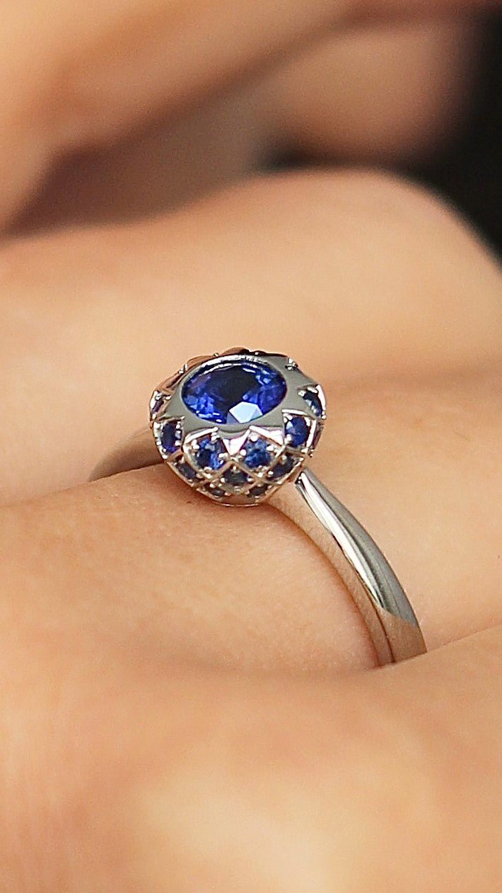Asteria Sapphire Solitaire - Andrew Geoghegan