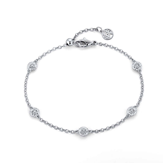 Cannelé Simplicité Bracelet Diamonds - Andrew Geoghegan