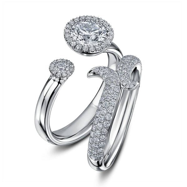 Satellite Diamond British Wedding Ring Hook your Love – Andrew