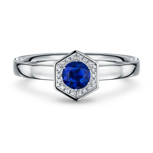 Blue Sapphire Engagement Rings