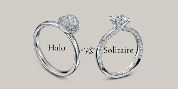 Halo vs Solitaire Engagement Rings — Andrew Geoghegan