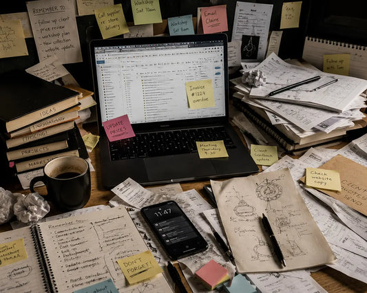 Messy desk