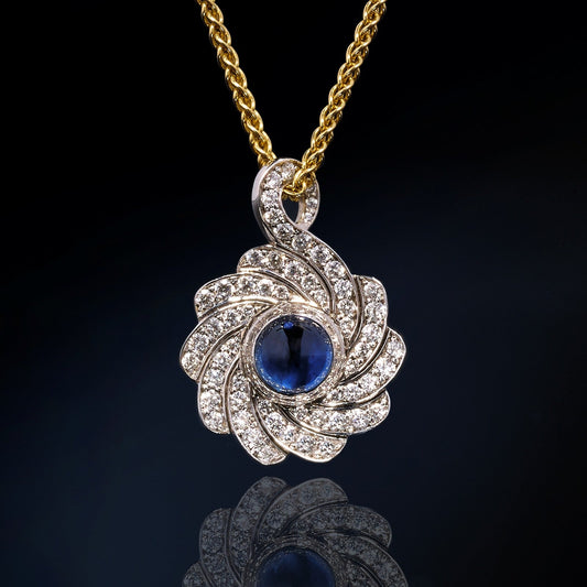 Revealed. The Creation Pendant Diamond and Sapphire. - Andrew Geoghegan