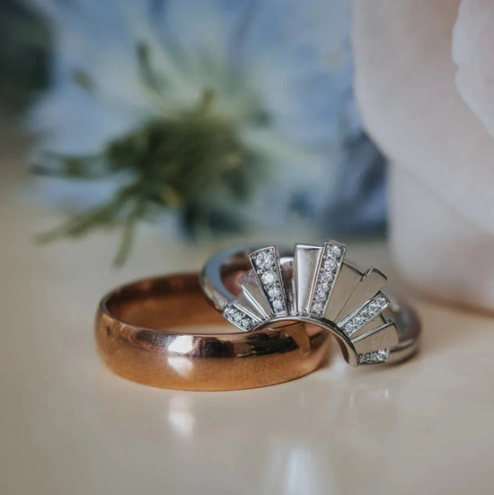 Abigail and Luke's big day with the Asteria British Wedding RIng by Andrew Geoghegan