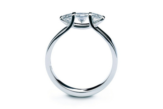 Triumph British engagement ring by Andrew Geoghegan with a bold design