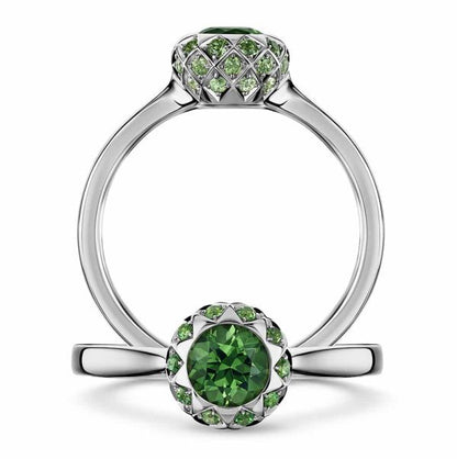 Asteria Tsavorite Solitaire - Andrew Geoghegan