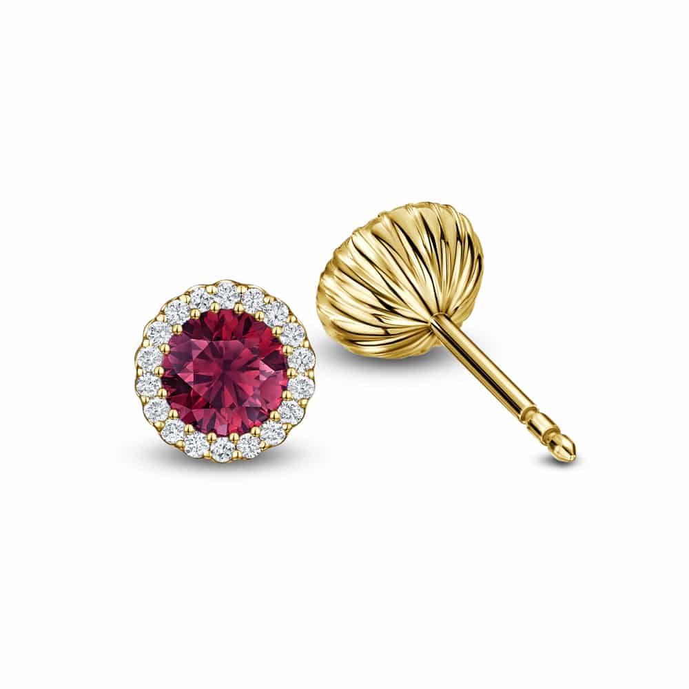 Cannelé Ruby Earrings - Andrew Geoghegan