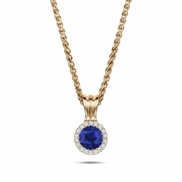 Cannelé Sapphire Necklace - Andrew Geoghegan