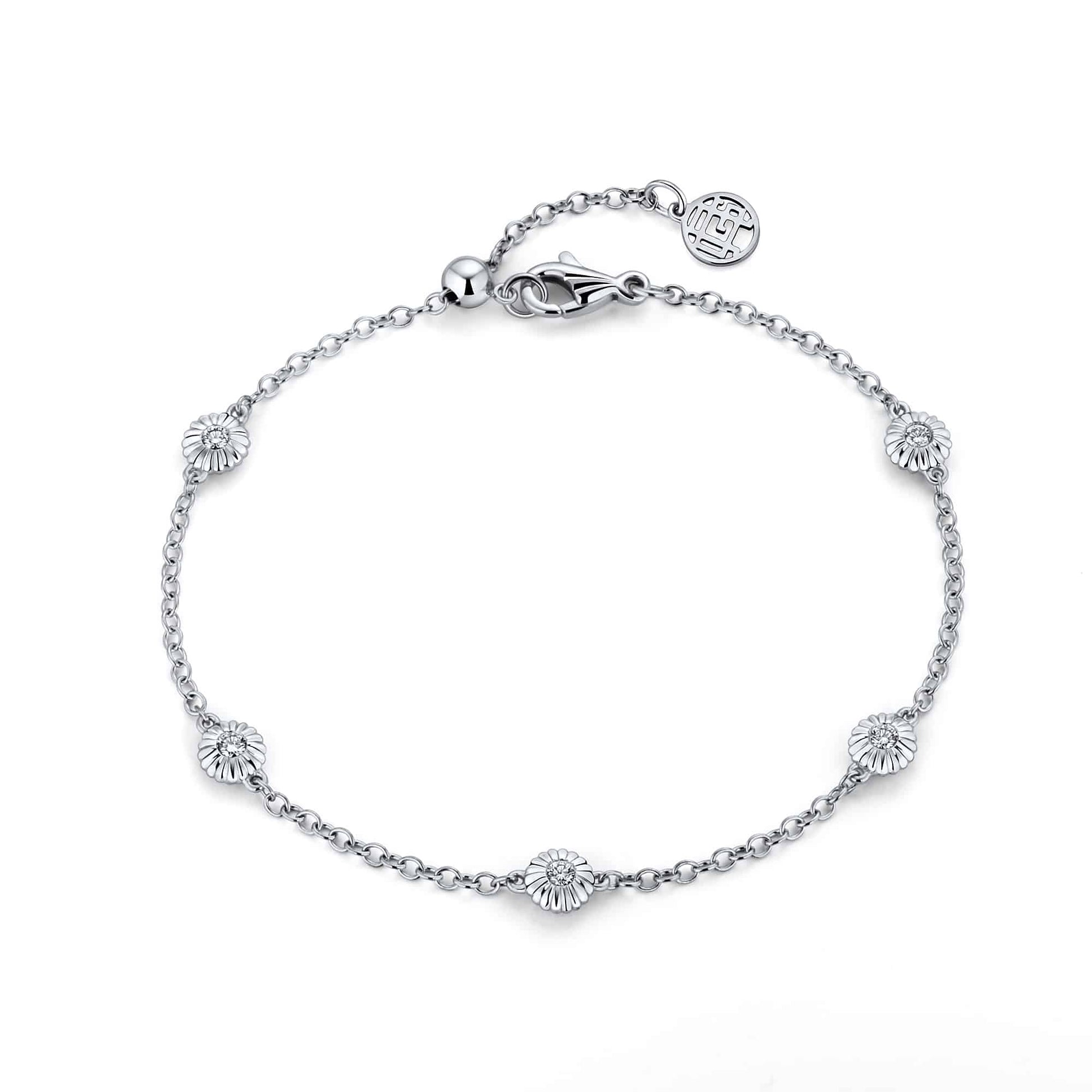 Cannelé Simplicité Bracelet Diamonds - Andrew Geoghegan