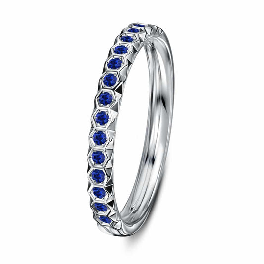 Chapiteau Sapphire Wedding/Eternity Ring - Andrew Geoghegan