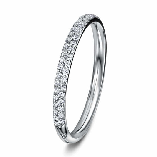 Clair de Lune Diamond Eternity Wedding Rings - Andrew Geoghegan