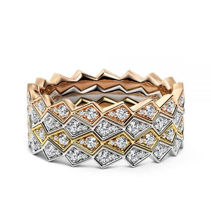 Costeira Diamond Band Yellow Gold L - Andrew Geoghegan