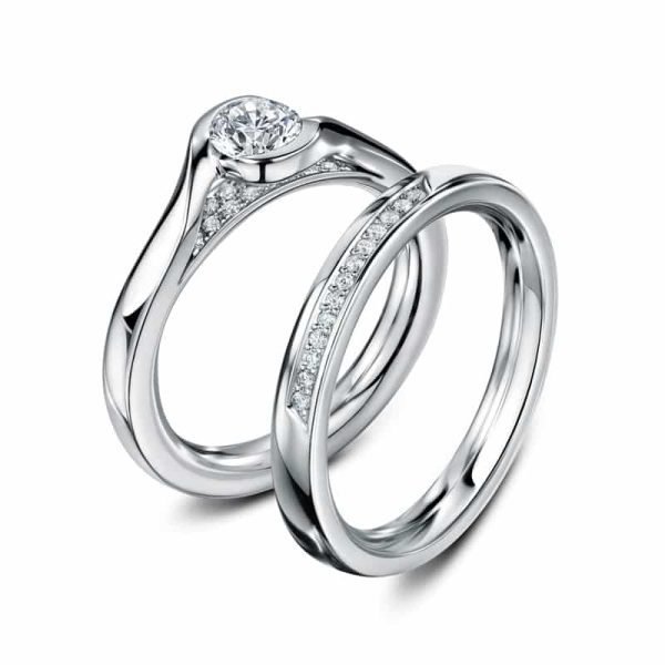 Embrace Diamond wedding/eternity ring - Andrew Geoghegan