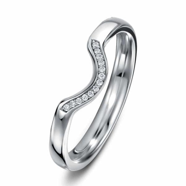 Lacuna Diamond wedding/eternity ring - Andrew Geoghegan