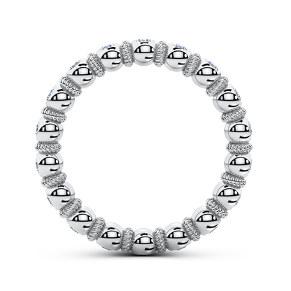 Goldwyn diamond full eternity band in platinum