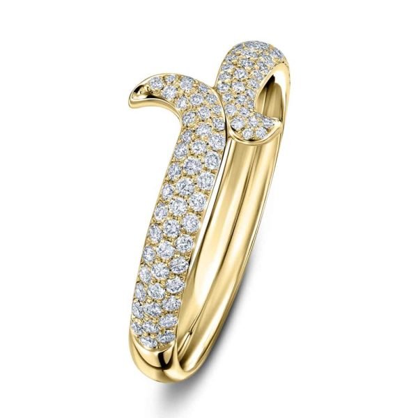 Satellite Diamond half - set wedding/eternity ring - Andrew Geoghegan