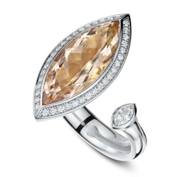 Satellite Marquis Morganite - Andrew Geoghegan